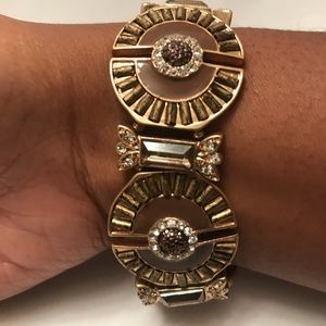 Brown and gold bracelet